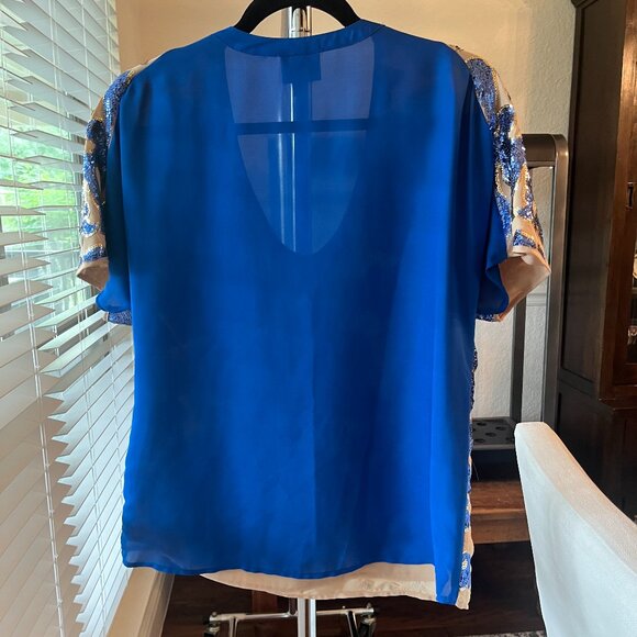 Tracy Reese Neiman Marcus Target Sequin Blouse - Picture 4 of 5
